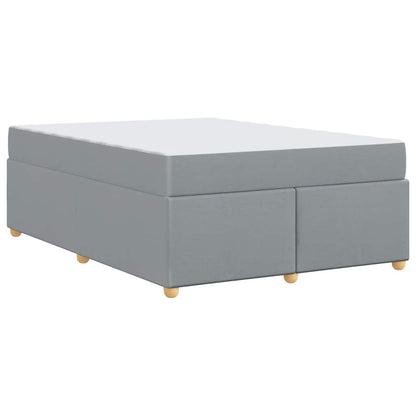 Struttura del letto Grigio chiaro 140 x 200 cm Tessuto | homemem39