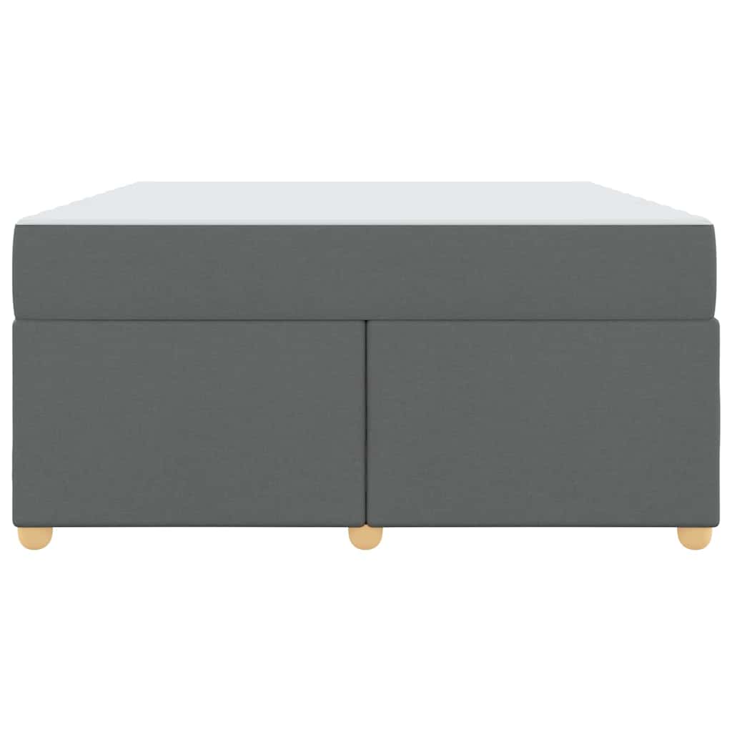 Struttura del letto Grigio scuro 140 x 200 cm Tessuto