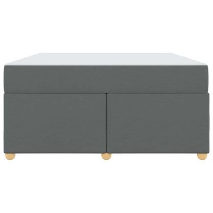 Struttura del letto Grigio scuro 140 x 200 cm Tessuto