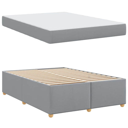 Struttura del letto Grigio chiaro 160 x 200 cm Tessuto | homemem39
