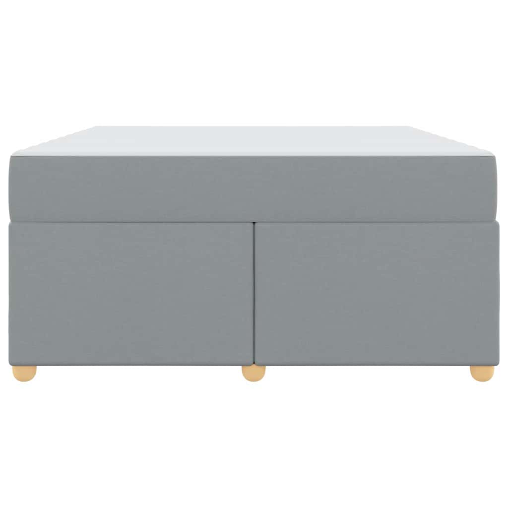 Struttura del letto Grigio chiaro 160 x 200 cm Tessuto