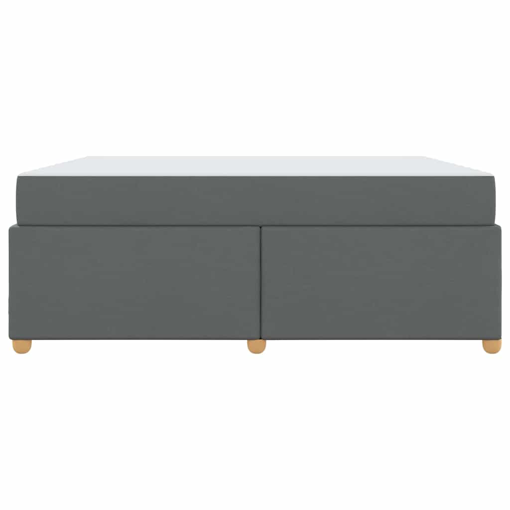 Struttura del letto Grigio scuro 180 x 200 cm Tessuto