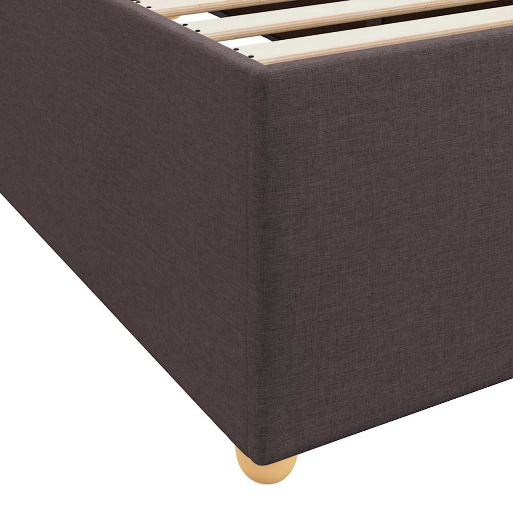 Struttura del letto Marrone Scuro 180 x 200 cm Tessuto | homemem39