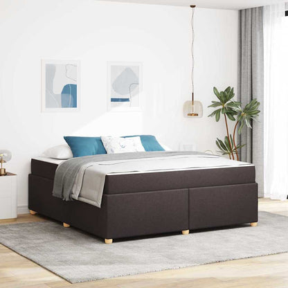 Struttura del letto Marrone Scuro 180 x 200 cm Tessuto | homemem39
