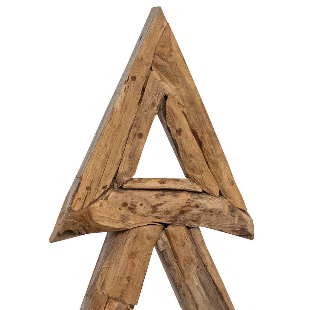 Albero di Natale Marrone 90 cm Legno massello di teak | homemem39