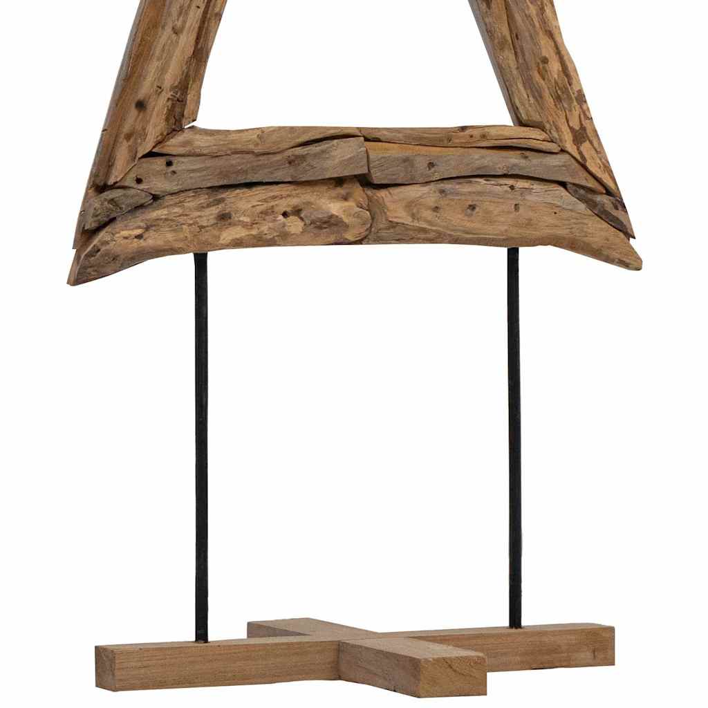 Albero di Natale Marrone 90 cm Legno massello di teak | homemem39