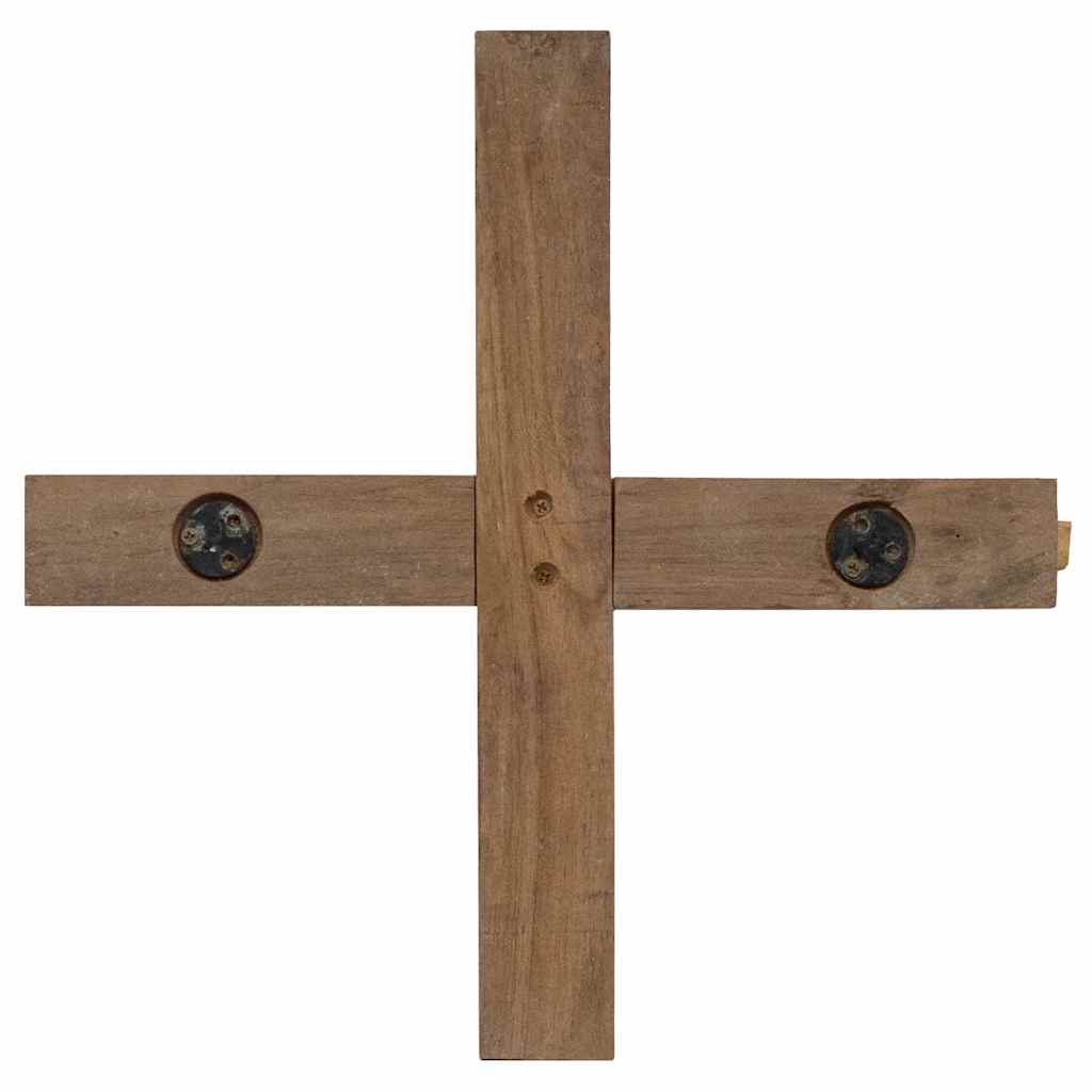 Albero di Natale Marrone 90 cm Legno massello di teak | homemem39