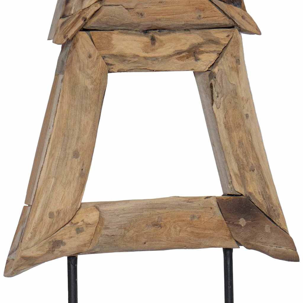 Albero di Natale Marrone 120 cm Legno massello di teak | homemem39