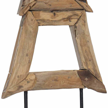Albero di Natale Marrone 120 cm Legno massello di teak | homemem39