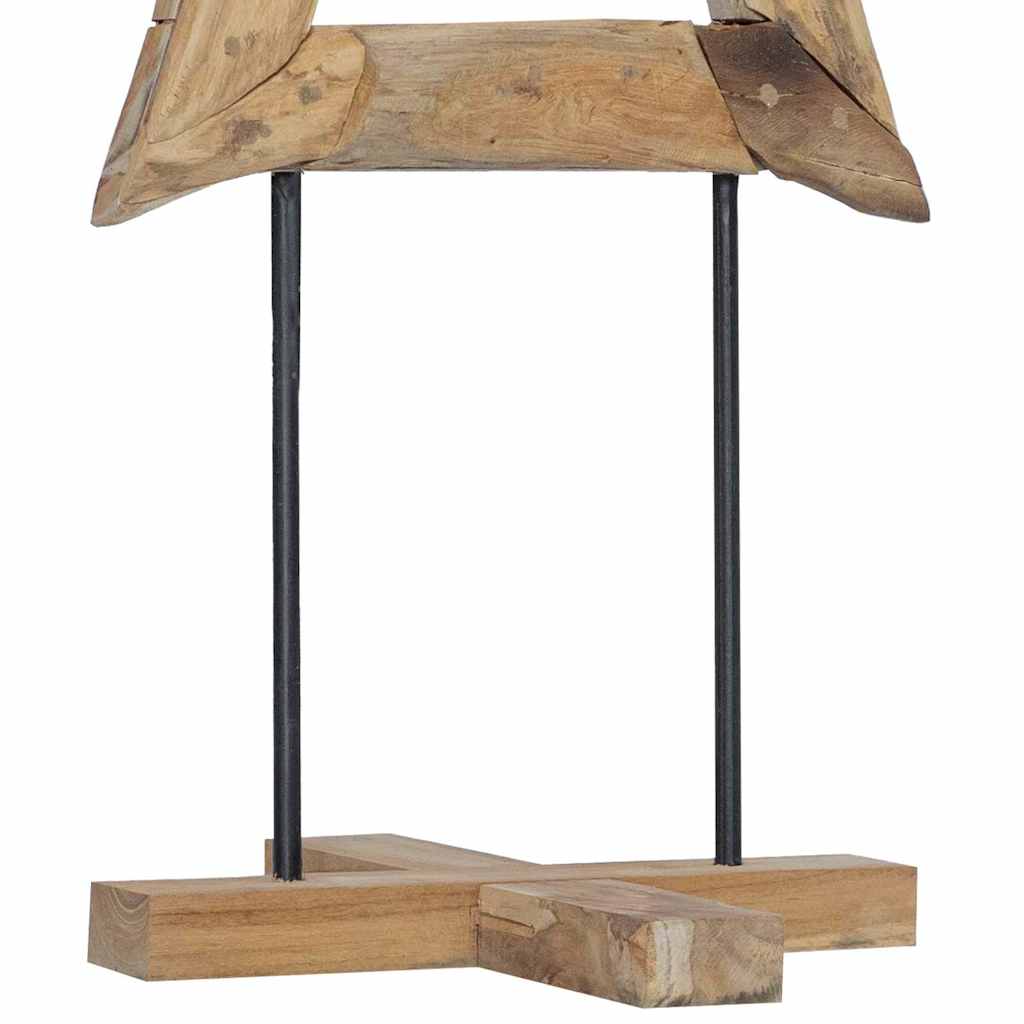 Albero di Natale Marrone 120 cm Legno massello di teak | homemem39