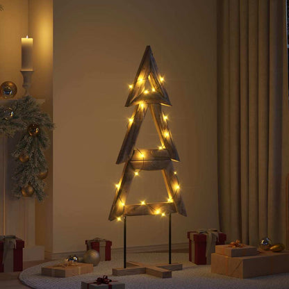 Albero di Natale Marrone 149,5 cm Legno massello di teak | homemem39