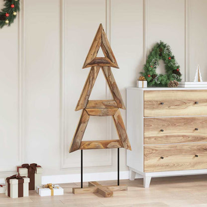 Albero di Natale Marrone 149,5 cm Legno massello di teak | homemem39