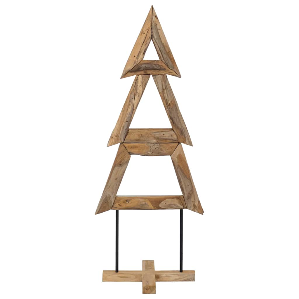 Albero di Natale Marrone 149,5 cm Legno massello di teak | homemem39