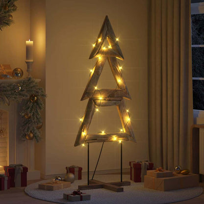 Albero di Natale Marrone 181 cm Legno massello di teak | homemem39