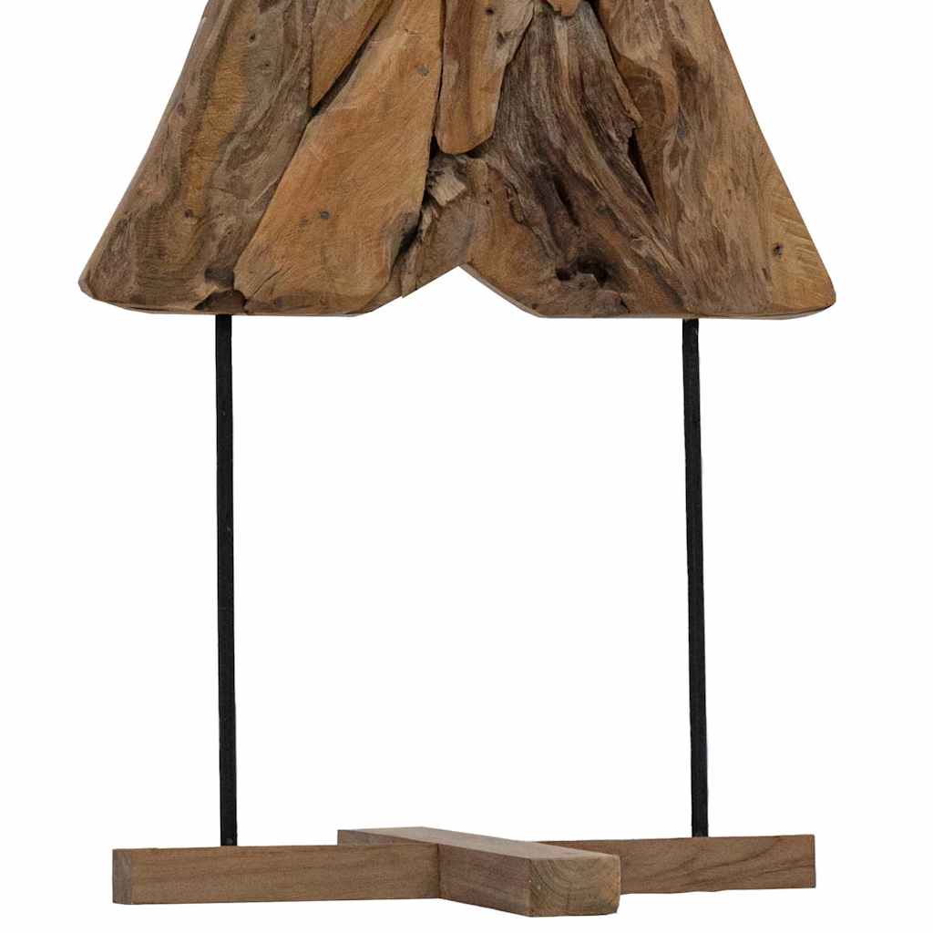 Albero di Natale Marrone 90 cm Legno massello di teak | homemem39
