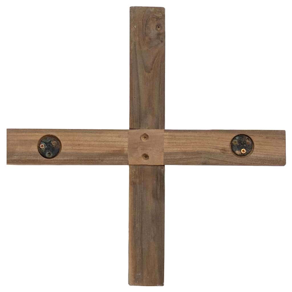 Albero di Natale Marrone 90 cm Legno massello di teak | homemem39