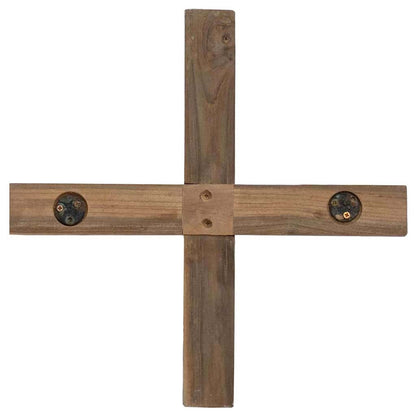 Albero di Natale Marrone 90 cm Legno massello di teak | homemem39
