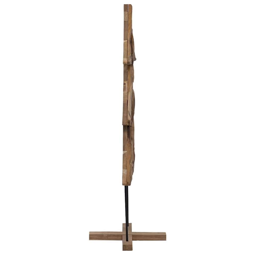 Albero di Natale Marrone 90 cm Legno massello di teak | homemem39