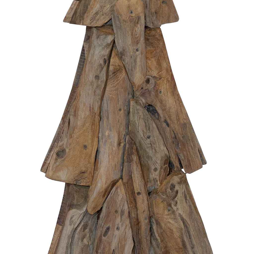 Albero di Natale Marrone 121 cm Legno massello di teak | homemem39