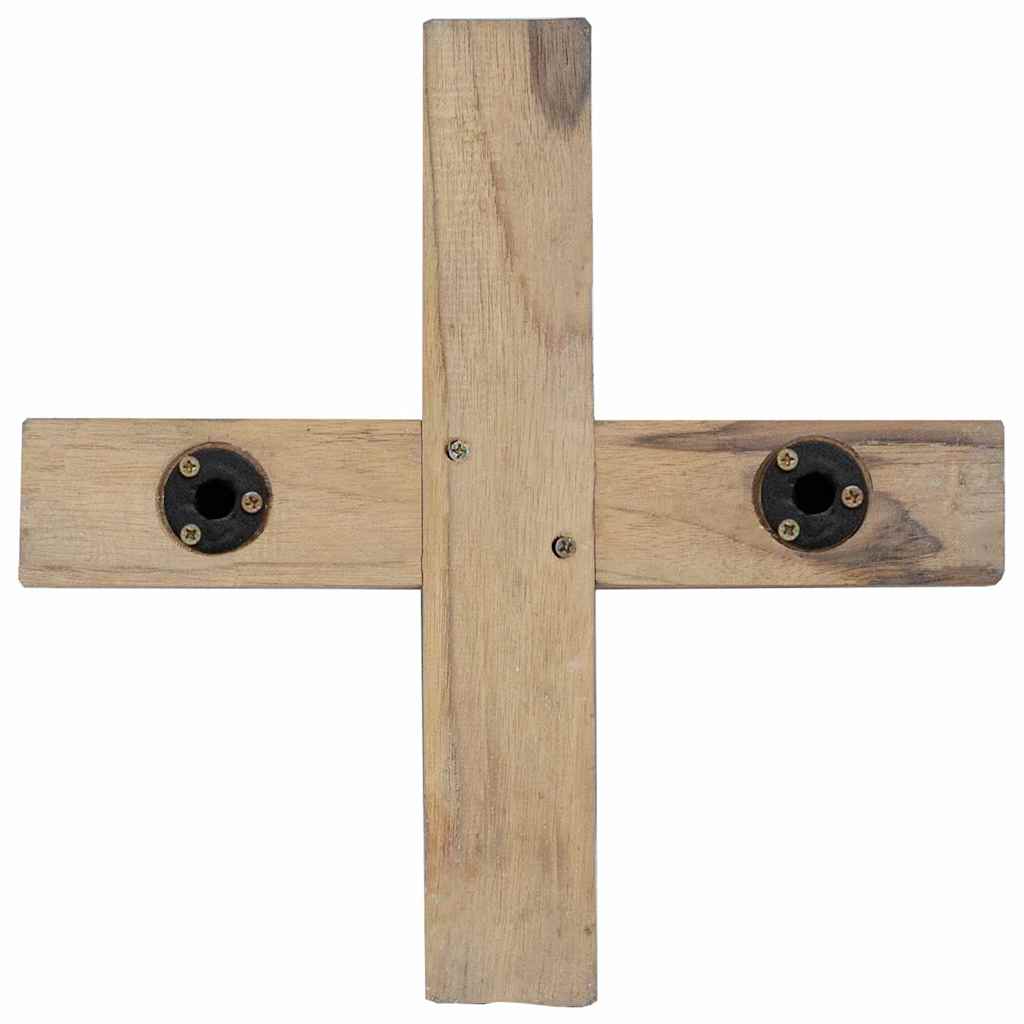 Albero di Natale Marrone 121 cm Legno massello di teak | homemem39
