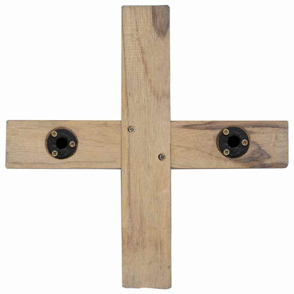 Albero di Natale Marrone 121 cm Legno massello di teak | homemem39
