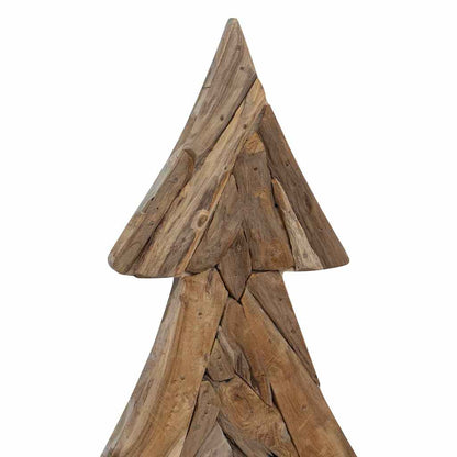Albero di Natale Marrone 151 cm Legno massello di teak | homemem39