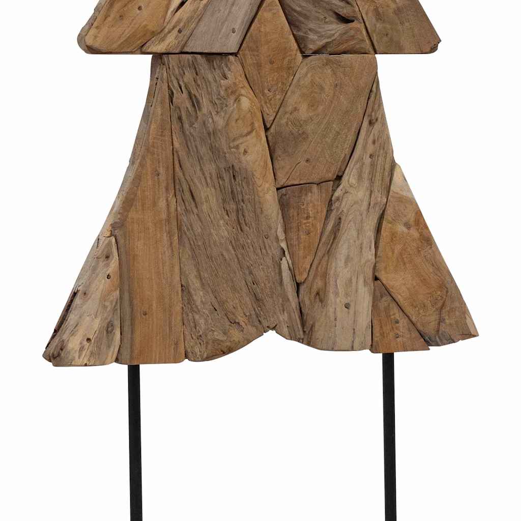 Albero di Natale Marrone 151 cm Legno massello di teak | homemem39