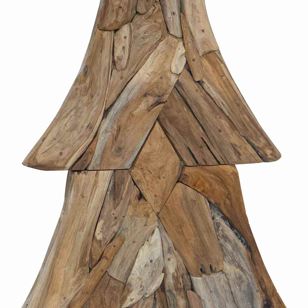 Albero di Natale Marrone 181,5 cm Legno massello di teak | homemem39