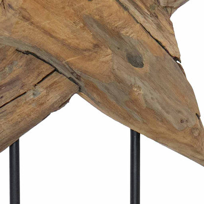 Stella di Natale Marrone 45 x 5 x 60 cm Legno di teak solido