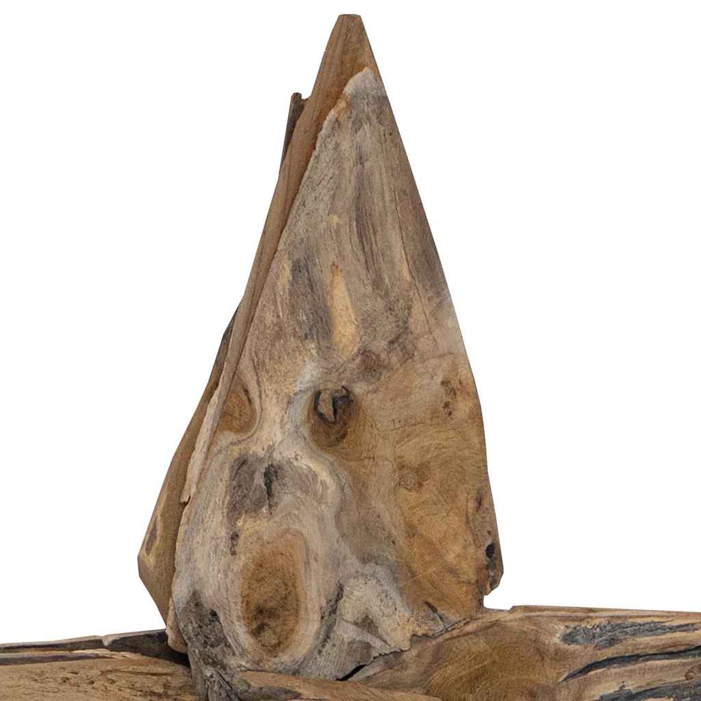 Stella di Natale Marrone 60 x 5 x 75 cm Legno di teak solido