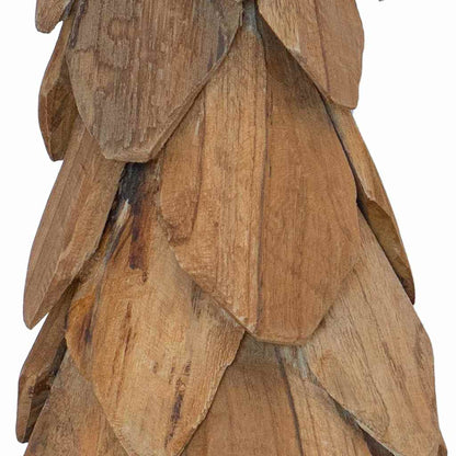 Albero di Natale Marrone 51 cm Legno massello di teak | homemem39