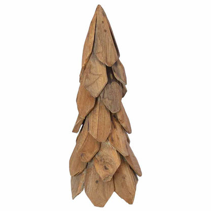 Albero di Natale Marrone 51 cm Legno massello di teak | homemem39