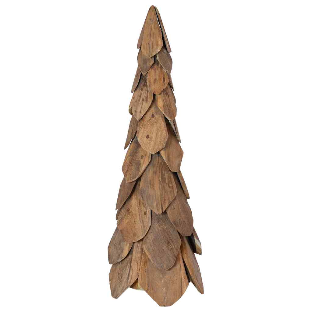 Albero di Natale Marrone 80 cm Legno massello di teak | homemem39