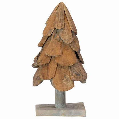 Albero di Natale Marrone 61 cm Legno massello di teak | homemem39