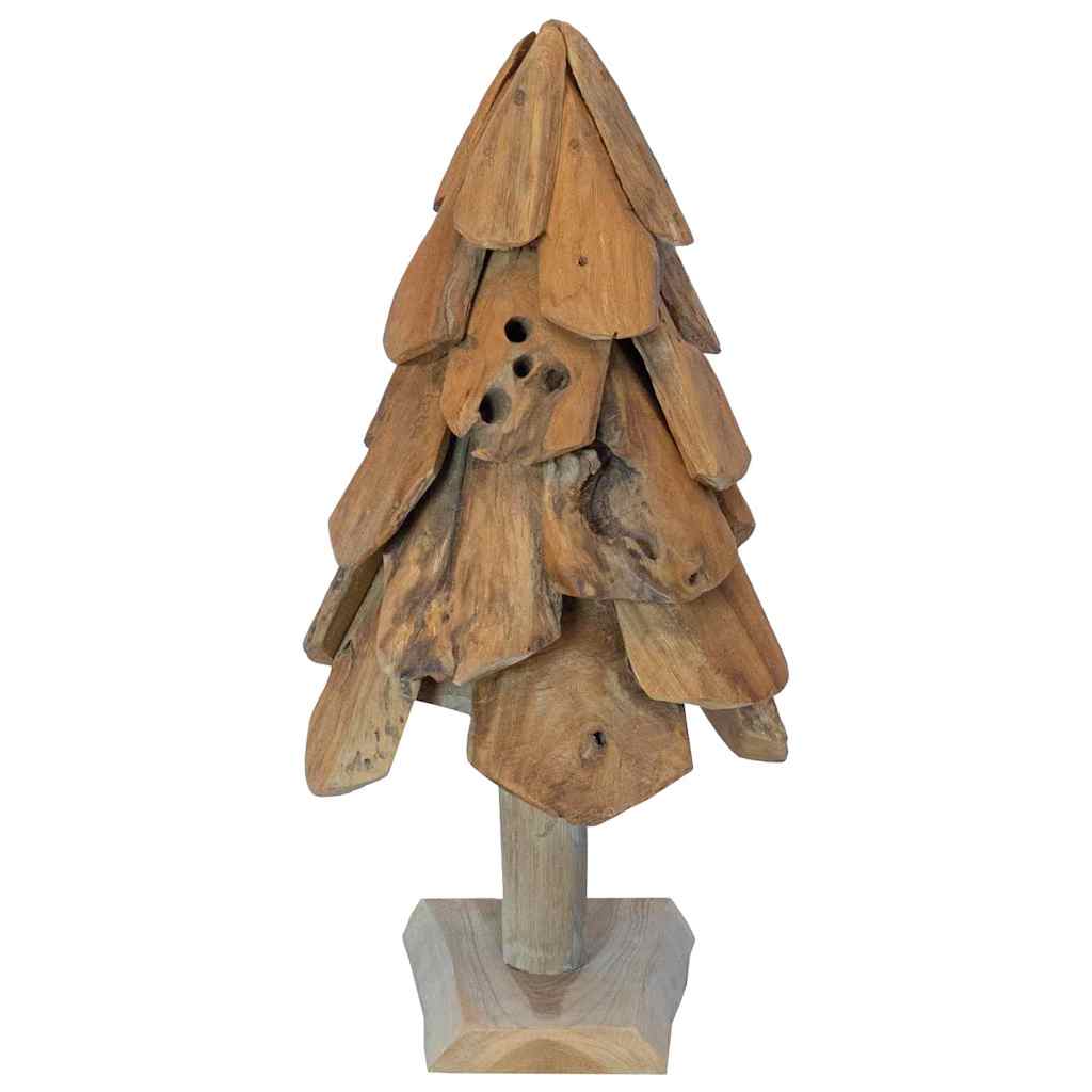 Albero di Natale Marrone 61 cm Legno massello di teak | homemem39