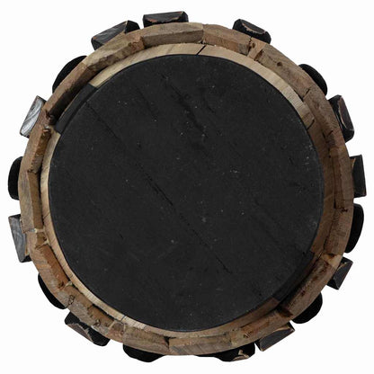 Albero di Natale Marrone 90 cm Legno massello di teak | homemem39