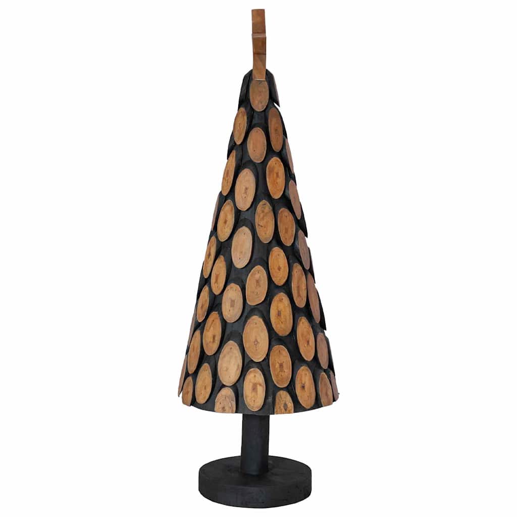 Albero di Natale Marrone 90 cm Legno massello di teak | homemem39