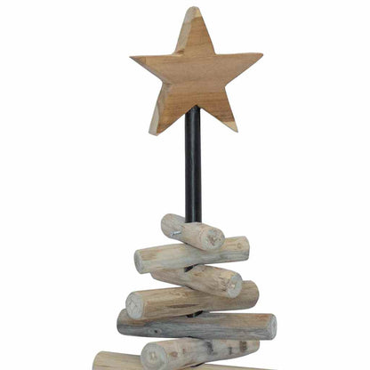 Albero di Natale Marrone 60 cm Legno massello di teak | homemem39