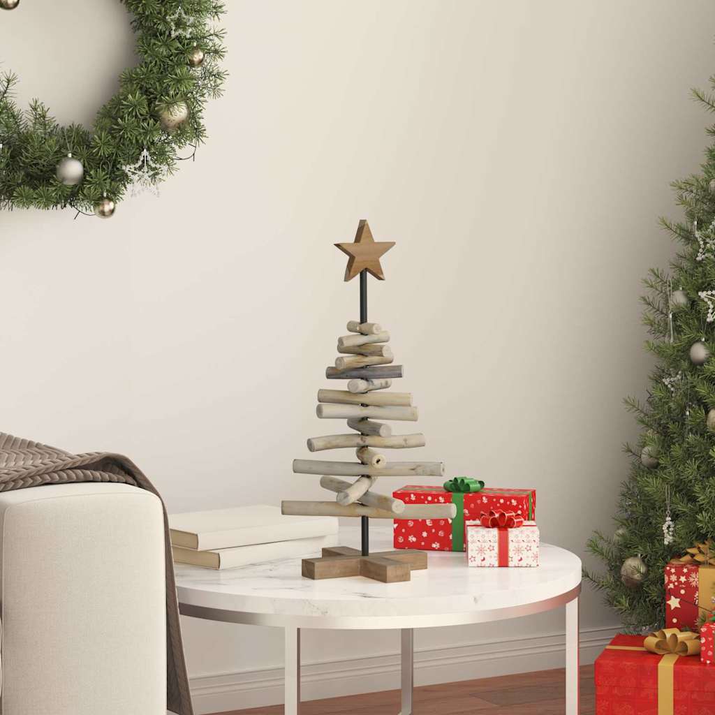 Albero di Natale Marrone 60 cm Legno massello di teak | homemem39