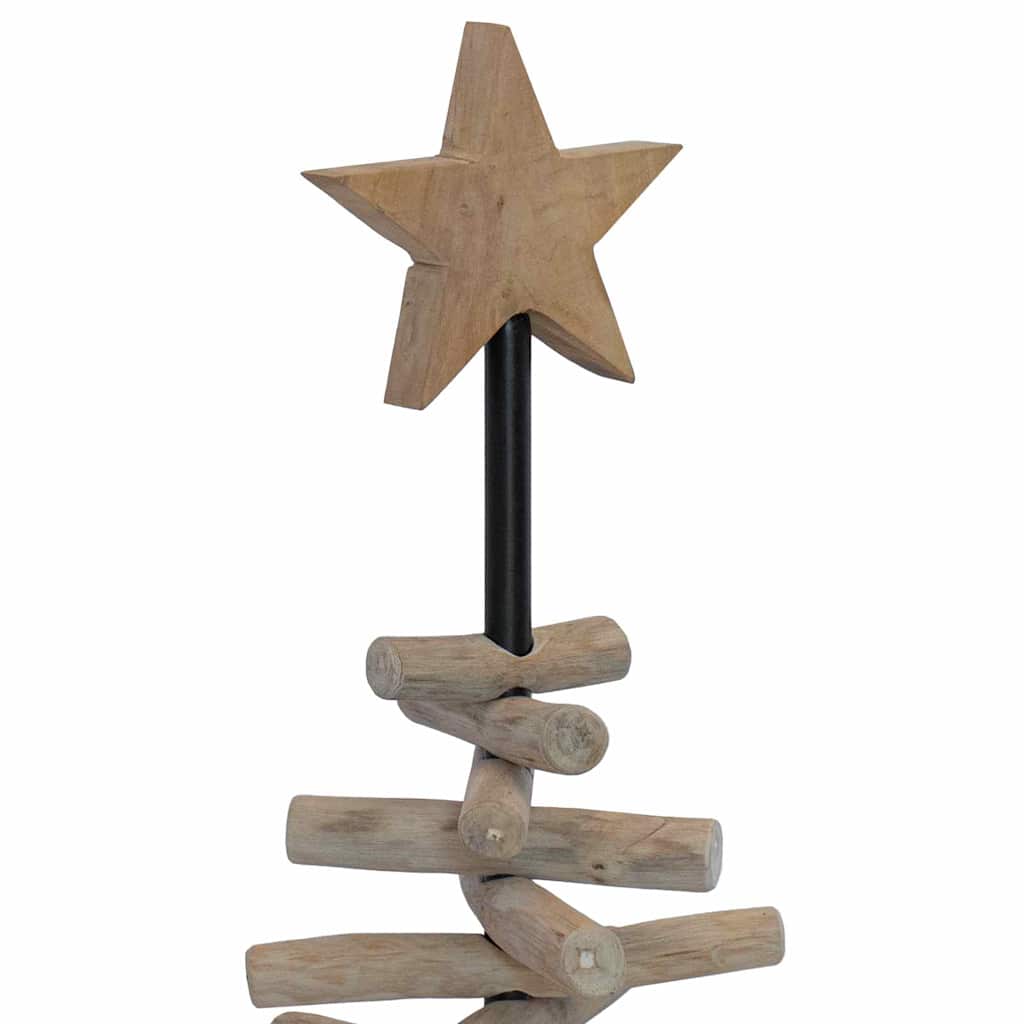 Albero di Natale Marrone 90 cm Legno massello di teak | homemem39
