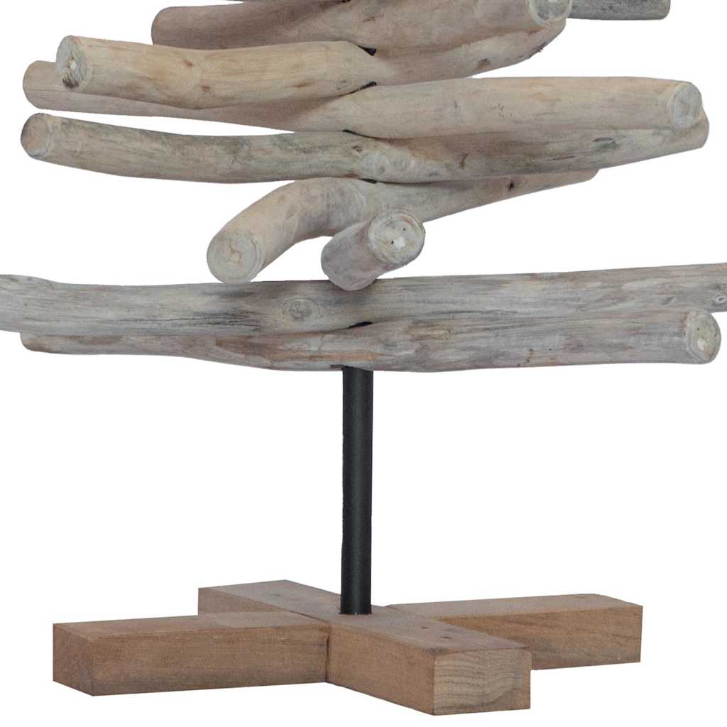 Albero di Natale Marrone 90 cm Legno massello di teak | homemem39