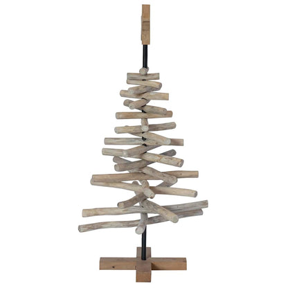 Albero di Natale Marrone 90 cm Legno massello di teak | homemem39