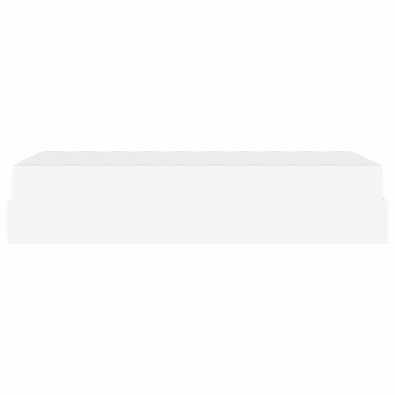 Struttura letto con materasso Altro 2 pcs Bianco PVC | homemem39