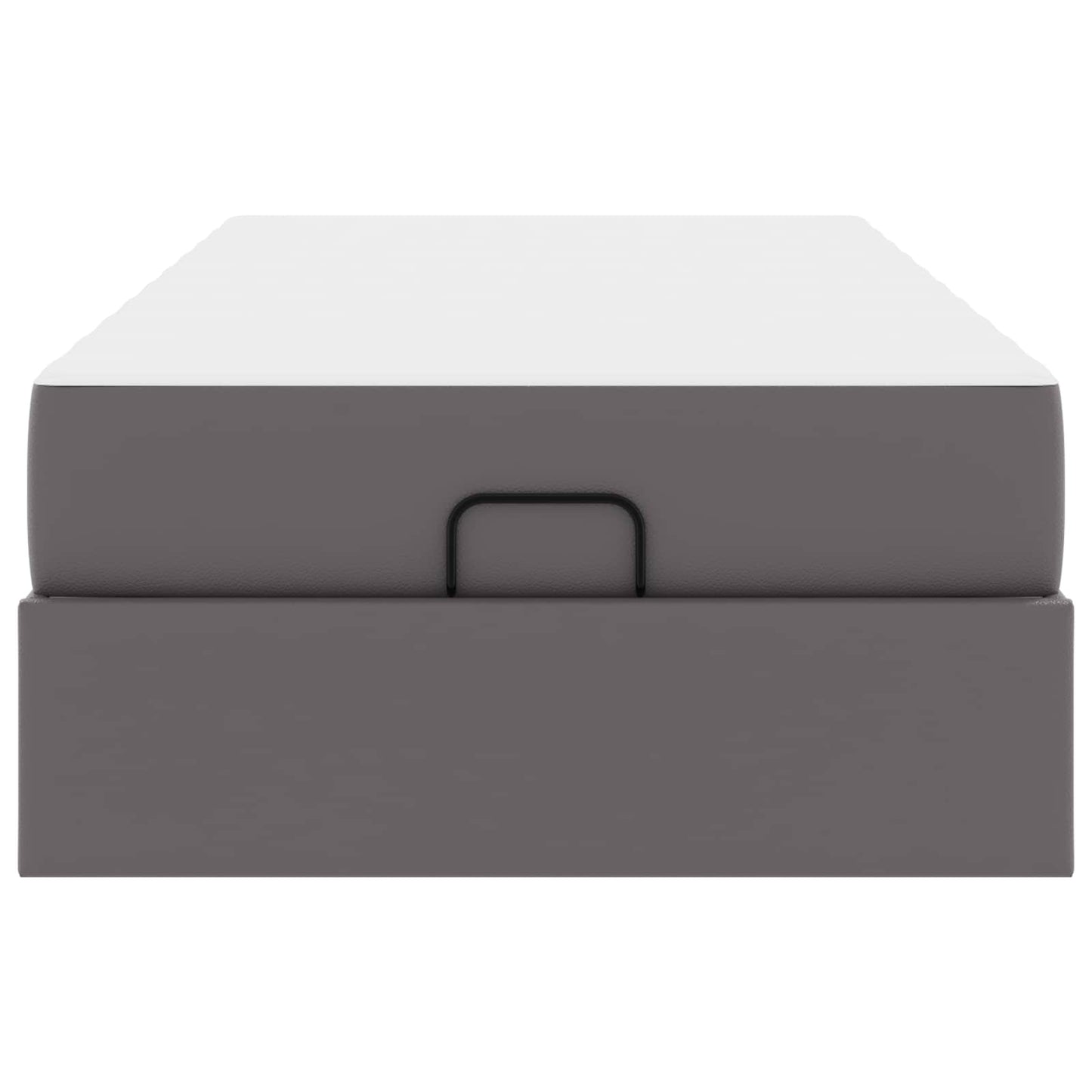 Struttura letto con materasso Altro 2 pcs Grigio PVC | homemem39