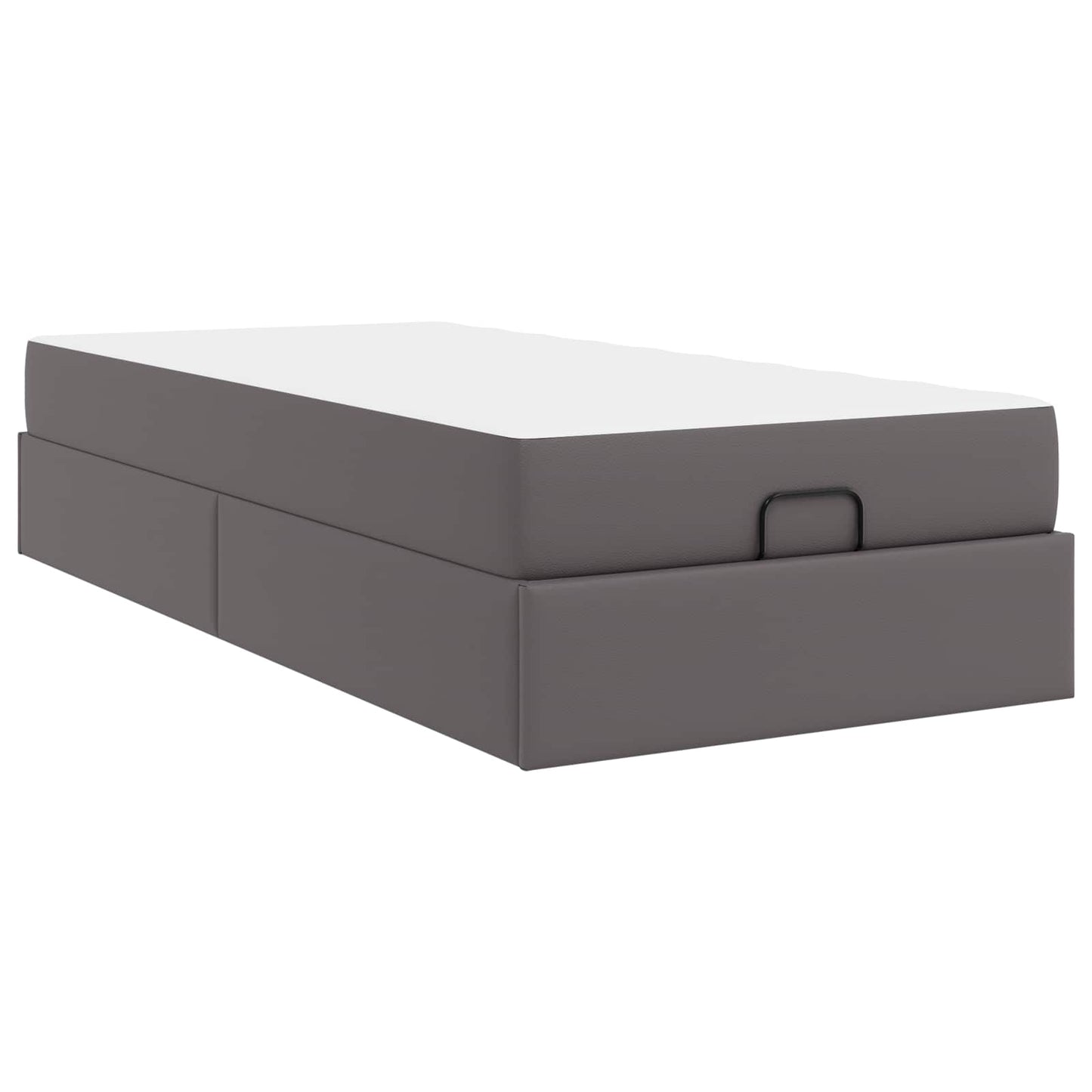 Struttura letto con materasso Altro 2 pcs Grigio PVC | homemem39