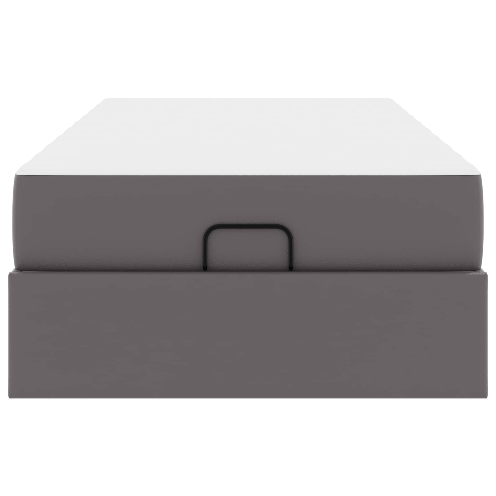 Struttura letto con materasso Altro 2 pcs Grigio PVC | homemem39