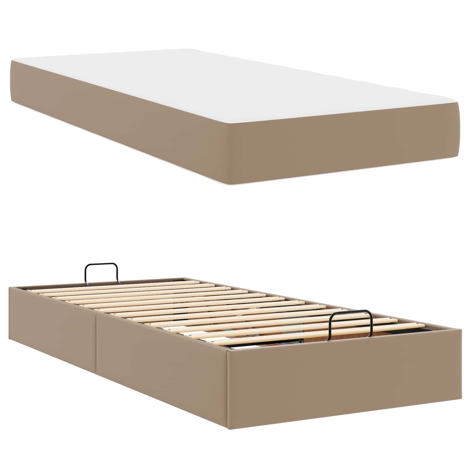 Struttura letto con materasso Altro 2 pcs Tanno PVC | homemem39