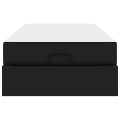 Struttura letto con materasso Altro 2 pcs Nero PVC | homemem39