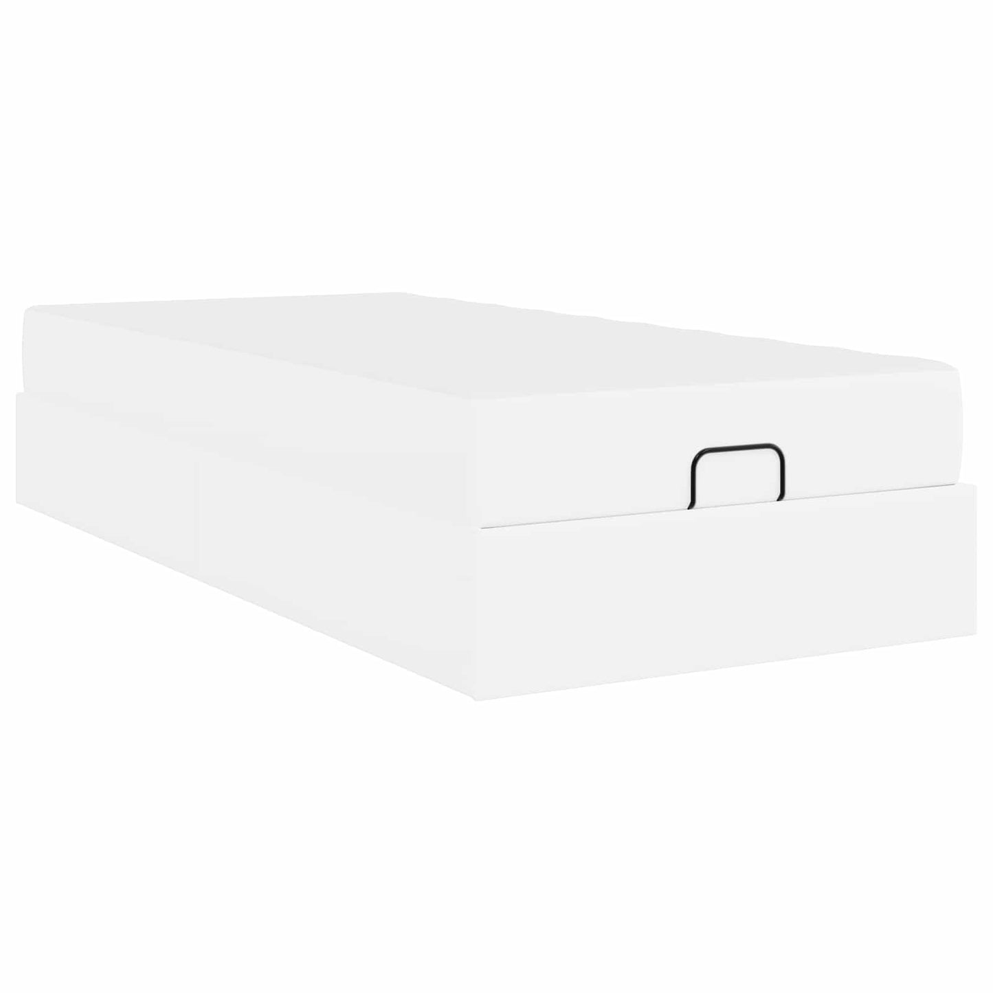 Struttura letto con materasso Altro 2 pcs Bianco PVC | homemem39