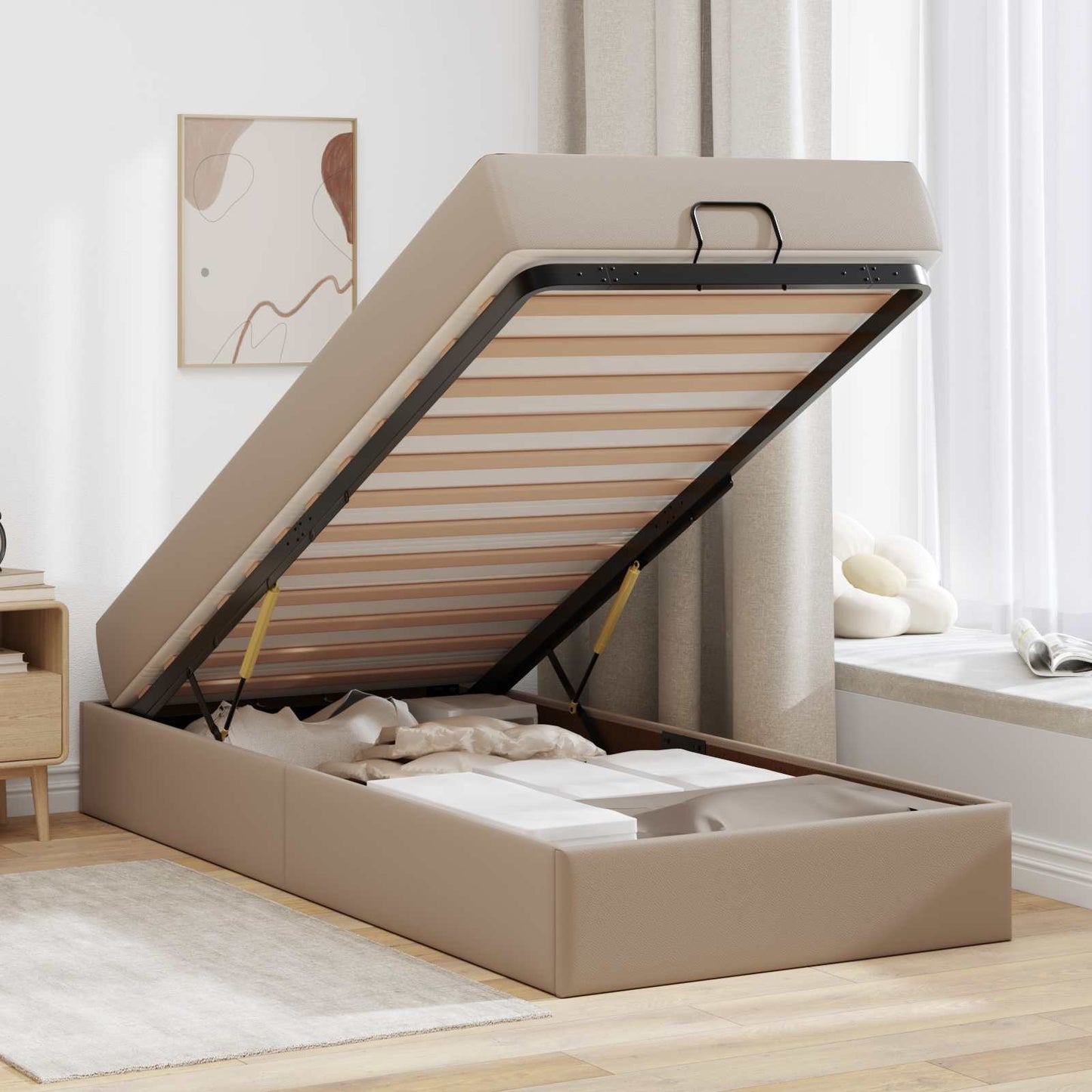 Struttura letto con materasso Altro 2 pcs Tanno PVC | homemem39